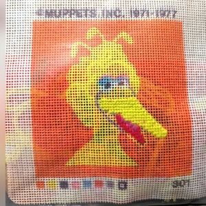 Vintage Sesame‎ Street 1997 Cross Stitch Kit Big Bird Beginner Craft. STARTED